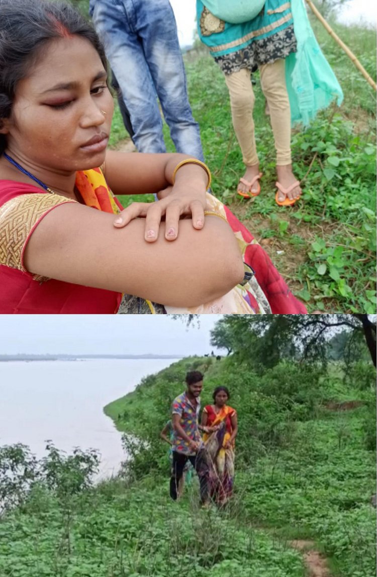 गढ़वा की महिला मोहम्मदगंज कोयल नदी में कूदकर करने वाली थी आत्महत्या, लोगों ने ऐन वक्त पर बचा लिया