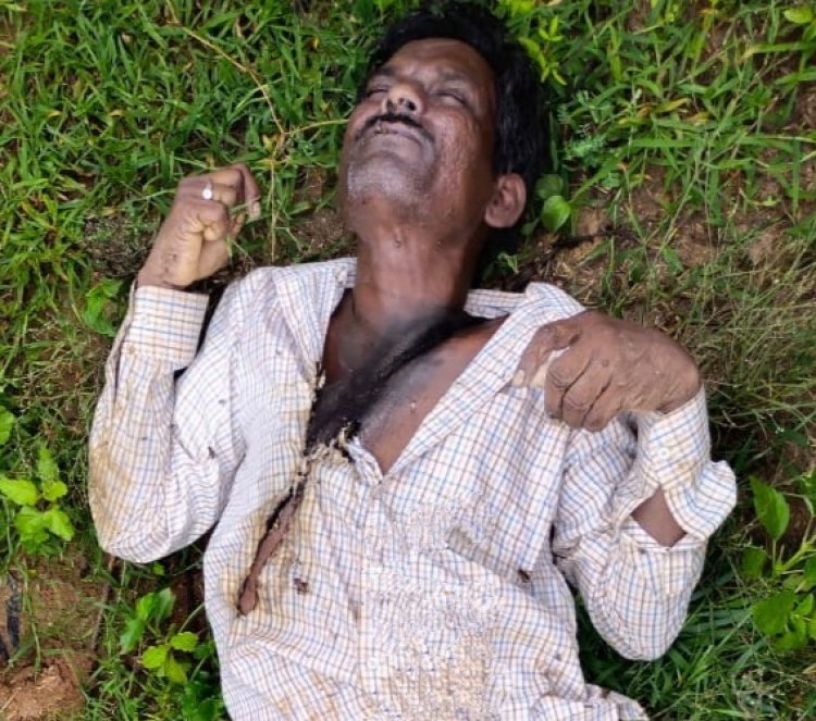 पलामू : पाटन के सिक्की कला गांव में विद्युत तार की चपेट‌ में आने से एक अज्ञात व्यक्ति की मौत