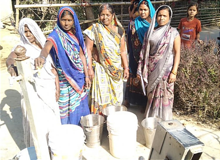उंटारी रोड : चार माह से जलमीनार खराब, पानी पीने को ग्रामीण परेशान
