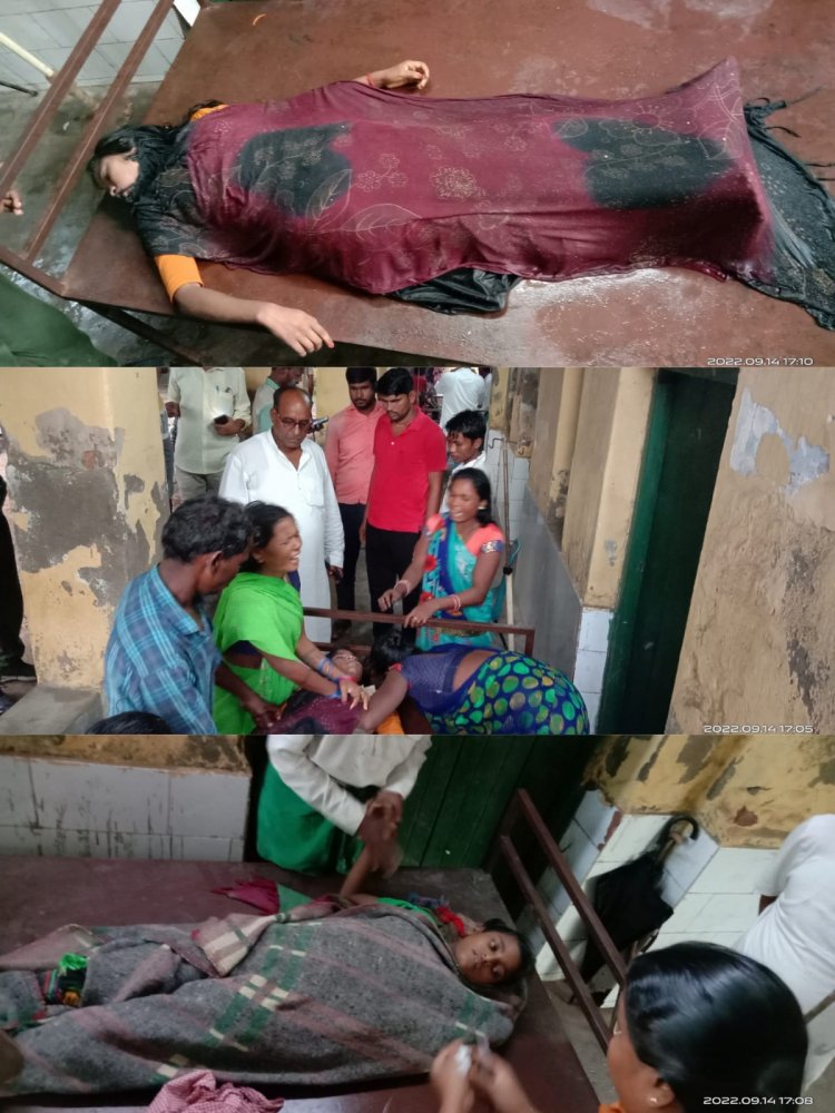 हरिहरगंज के खड़गपुर गांव में वज्रपात से एक युवती की मौत और एक घायल